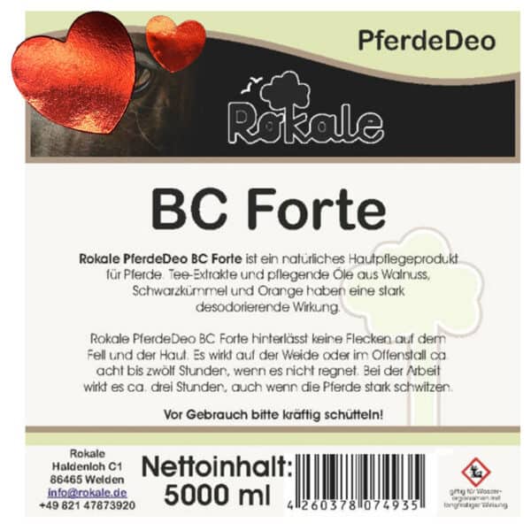 Rokale Insektenschutz BC Forte starke Schutzfunktion 1L Pferde